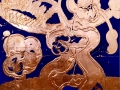 Gilded Painting (Cobalt Blue and Copper)
