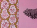 Pink Toile and Honeycomb
