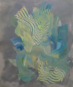 Lorene Anderson, Billow, 2016, acrylic on canvas, 60" x 50"